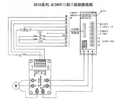 电动执行器接线图