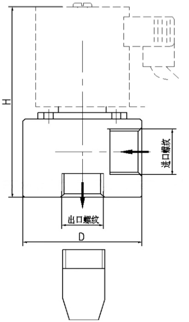 加药塑料电磁阀结构图